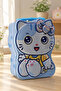 Blue Cute Cat Metal Lockable Piggy Bank |   Money Saving & Gift Giving - 3