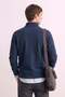 Men's half-zip stand collar thessaloniki sweatshirt - indigo - 3