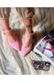 Dubai Pink Suede 5 cm Heel Sandals - 4