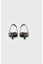 Leather Kitten Slingback Pumps - 3