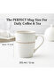 ISLA New Bone China Mug 355 ml – Classic White Coffee & Tea Mug for Daily Use, Brunch - 2