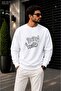 Men's Born to Be Wild Printed Cycling Round Neck Casual Sweatshirt
