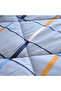 Single Double-Sided Plaid Patterned Wellsoft Quilt 155X215 + 1 Pillowcase - 5