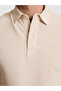 Beige Slim Fit T-Shirt 50328358-Vr011 - 7