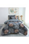 Single Double-Sided Floral Patterned Wellsoft Quilt 155X215 + 1 Pillowcase
