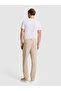 Beige Carrot Fit Canvas Trousers 50321101-Vr011 - 5