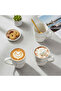 JUNA New Bone China Mug 355 ml – White Coffee & Tea Mug with Subtle Texture for Daily Use - 5