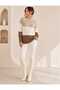 Colorful Knitted Detailed Crew Neck Knitwear Sweater