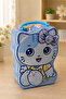 Blue Cute Cat Metal Lockable Piggy Bank |   Money Saving & Gift Giving - 5