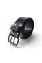 Genuine Durable Leather Handmade Worker's Belt 120cm Black