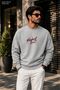 Men's Highest Limit Printed Cycling Round Neck Casual Sweatshirt