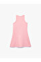Cotton Crew Neck Sleeveless Mini Tweed Dress - 5
