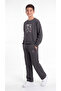 Brcn Printed Top and Bottom Boys' Tracksuit Set - 2