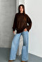 Crew Neck Oversize Women's Knitwear Sweater - 2