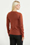 V-Neck Basic Knitwear Cardigan with Pockets - Tile - 5