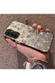Samsung Galaxy A15 4G/5G Compatible Blue Flower and Ribbon Hard Phone Case, Shock Protection - 2