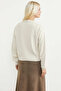 Sleeve Cuff Detailed Knitwear Cardigan - Light Beige - 6