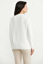 Collared Button Closure Knitwear Cardigan - Bone - 5
