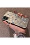 Samsung Galaxy A05 Compatible Blue Flower and Ribbon Hard Phone Case, Shock Protection - 2