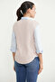 Agraf Detailed Wool Knitwear Vest - Pink - 5