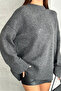 Crew Neck Oversize Women's Knitwear Sweater - 7