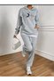 Volleyball National Team Kings of the Elephant Grey Bottom Top Hooded Suit Oversize Tracksuit Boyfirend - 2