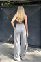 Gray Elastic Waist Detailed Sweatpants - 7