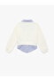 Girls' Cotton Long Sleeve Shirt Detailed School Sweatshirt - 3