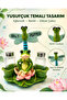 Double Glass Salt and Pepper Shaker Set with Frog Figure, Dragonfly and Water Lily Design, Decorative Kitchen Product - 5