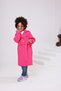 Girl's Trench Coat with Belt, Stylish Seasonal Oversized Trench Coat - 2