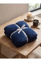 Wellsoft Tv Blanket, Thick Edged (Single Size) Dark Blue - 2