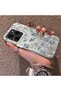Blue Flower and Ribbon Hard Phone Case Compatible with Tecno Spark 20 Pro 4G/5G, Shock Protection - 2