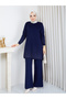 Sim Dokunuşlu Knitwear Tunic Set with Trousers
