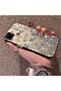 Realme C15/C25/C25S Compatible Blue Flower and Ribbon Hard Phone Case, Shock Protection - 2