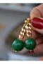 Earrings - Gold Color - - 2