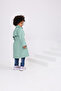 Girl's Trench Coat with Belt, Stylish Seasonal Oversized Trench Coat - 5