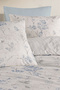 Dream Cotton Flutter Blue 100% Cotton Poplin Double Duvet Cover Set - 3