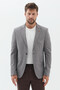 Gedson Men's Brown Linen Look Slim Fit Spring-Summer Sports Blazer Jacket - 4