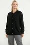 Motif Detailed Knitwear Cardigan - Black - 3