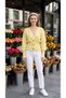 Fashionable V-Neck, Metal Buttoned, Stylish Cardigan