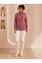 Women's Knitted Detailed Crew Neck Knitwear Sweater