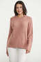 Baklava Motif Knit Sweater - Rose - 2
