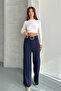 Women's High Waist Belted Wide Leg Palazzo Pants - 7