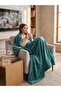 Wellsoft Tv Blanket, Thick Edged (Single Size) Green - 3