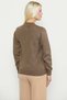 Metal Button Motif Detailed Knitwear Cardigan - Milk Coffee - 6