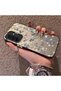 Samsung Galaxy A26 Compatible Blue Flower and Ribbon Hard Phone Case, Shock Protection - 2