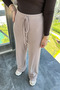 Nevra Corded Modal Trousers - Beige - 5