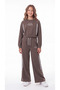 New York Dream City Printed Soft Textured-Comfort Fabric Girls' Top and Bottom Tracksuit Set