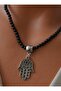Necklace - Black - - 2
