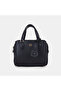 Women's Black D Logo Mini Leather Handbag